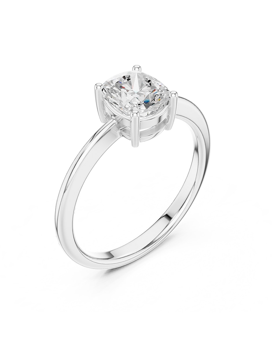 Anillo de compromiso de oro 14 K 2