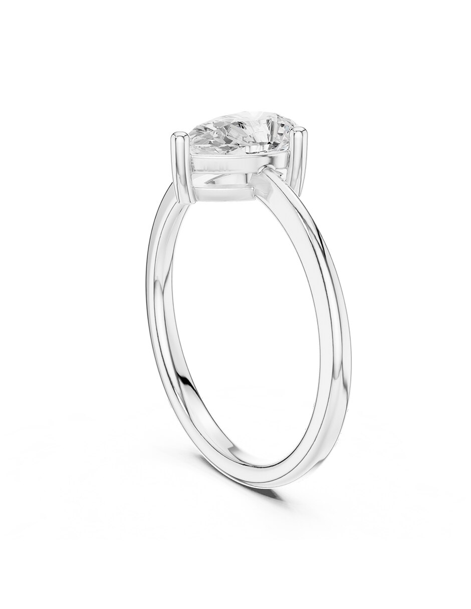 Anillo de compromiso de oro 18 K 3