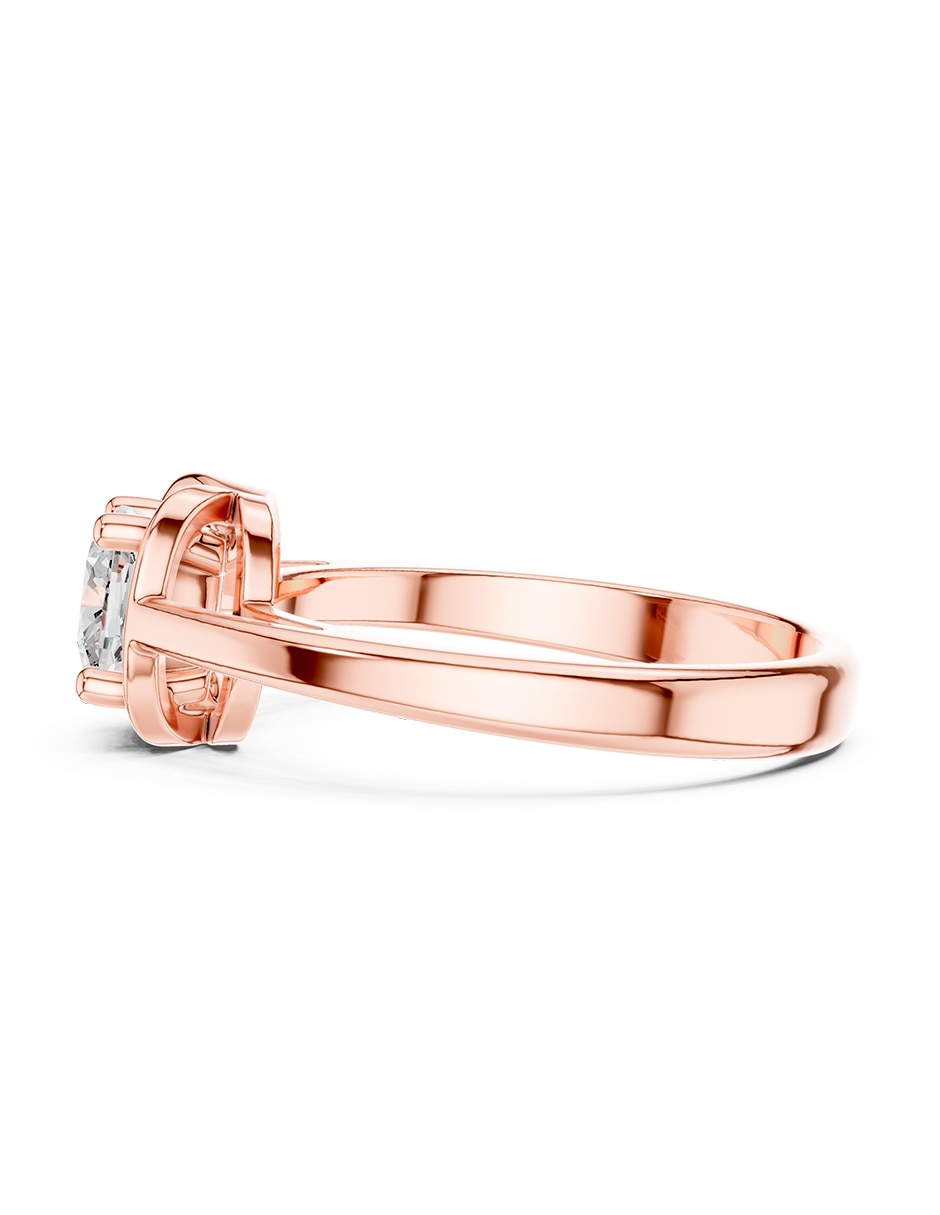 Anillo de compromiso de oro 14 K 5