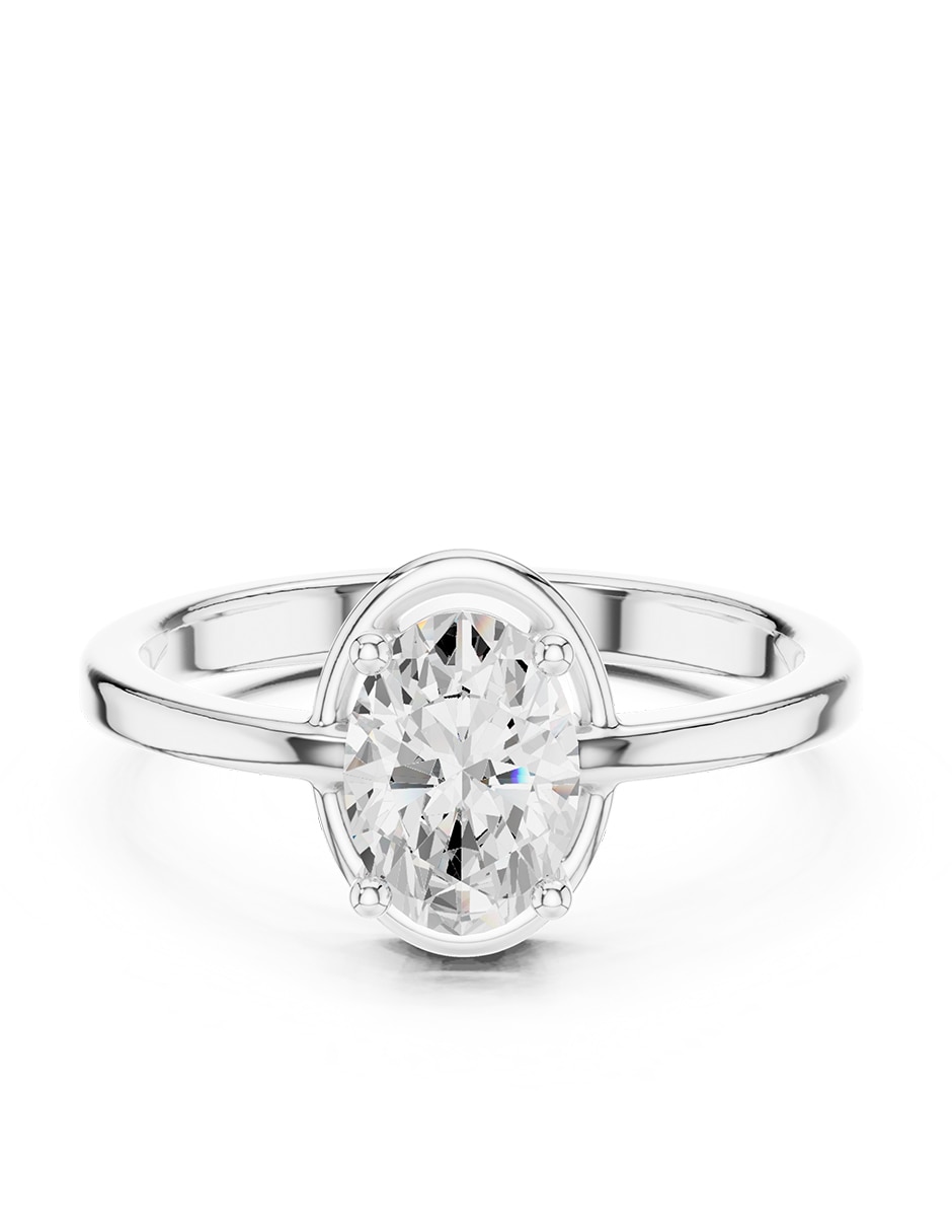 Anillo de compromiso de oro 9 k 1