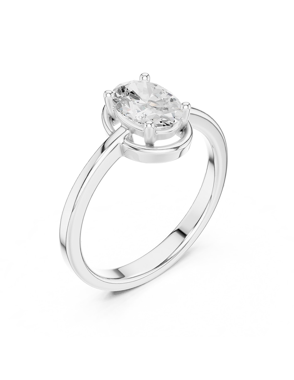 Anillo de compromiso de oro 9 k 2