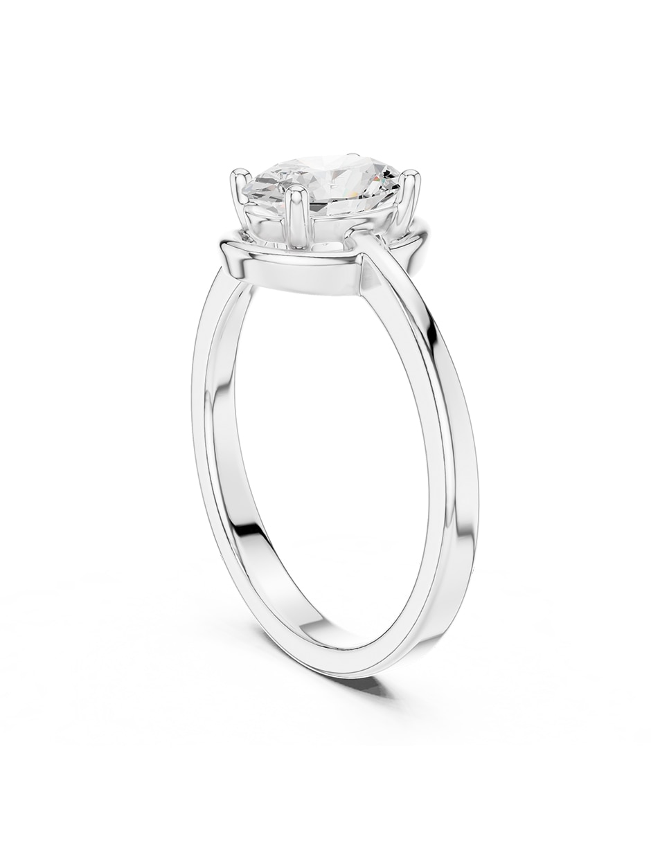 Anillo de compromiso de oro 9 k 3