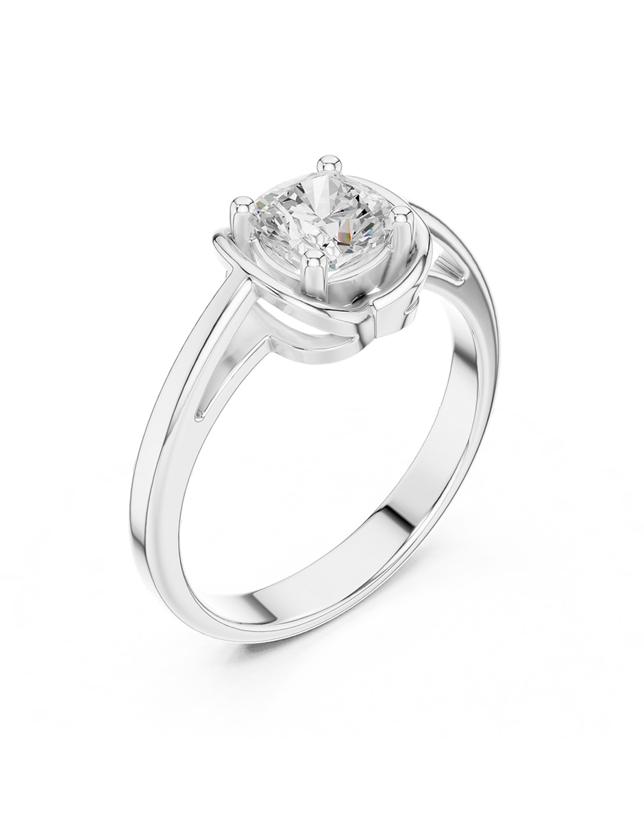 Anillo de compromiso de oro 14 k 2