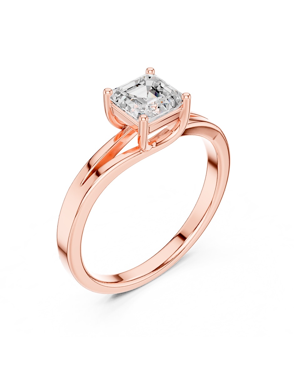 Anillo de compromiso de oro 9 k 2