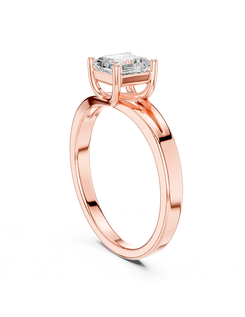 Anillo de compromiso de oro 9 k 3
