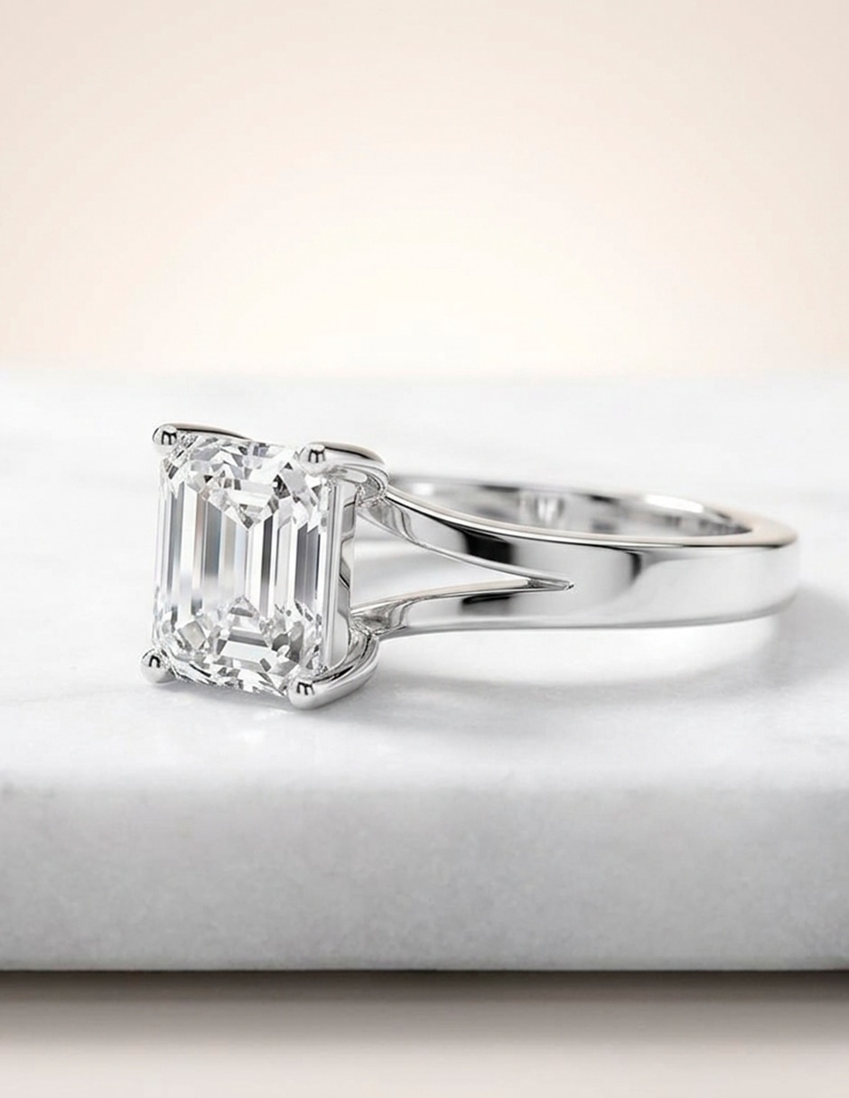 Anillo de compromiso de oro 9 k 9