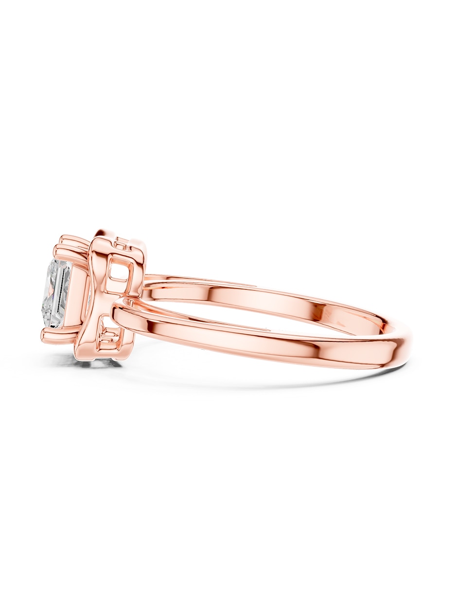 Anillo de compromiso de oro 18 k 5