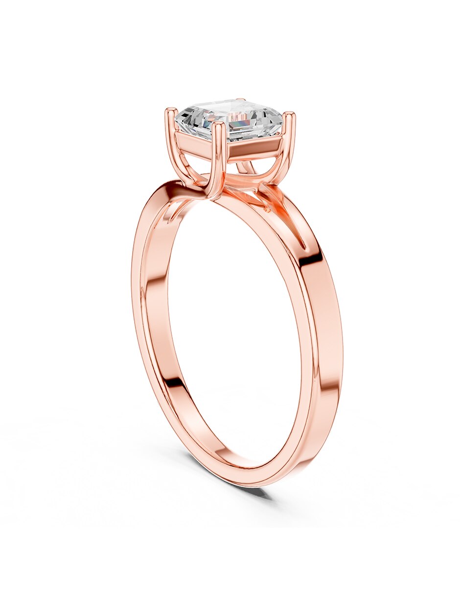 Anillo de compromiso de oro 18 k 3