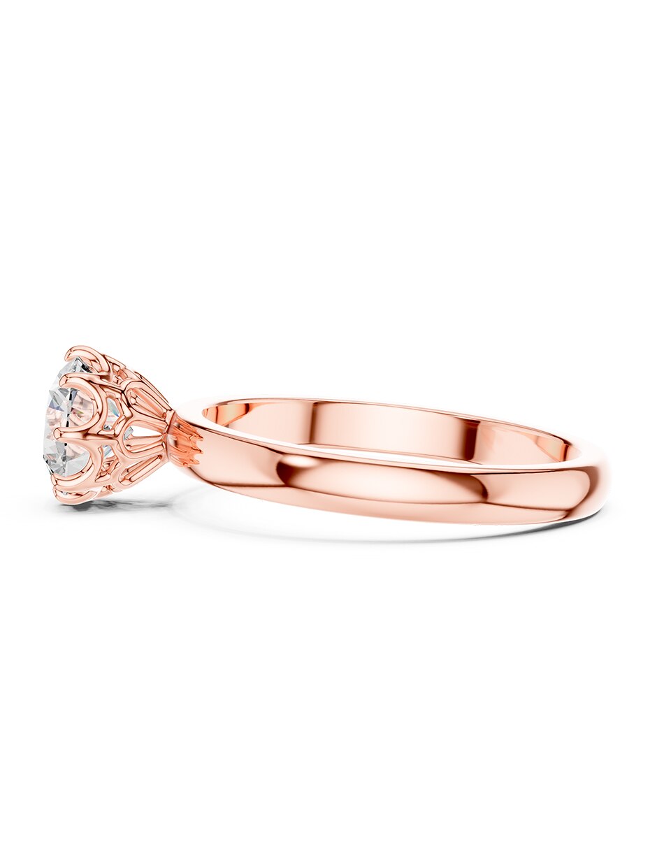 Anillo de compromiso de oro 18 k 5
