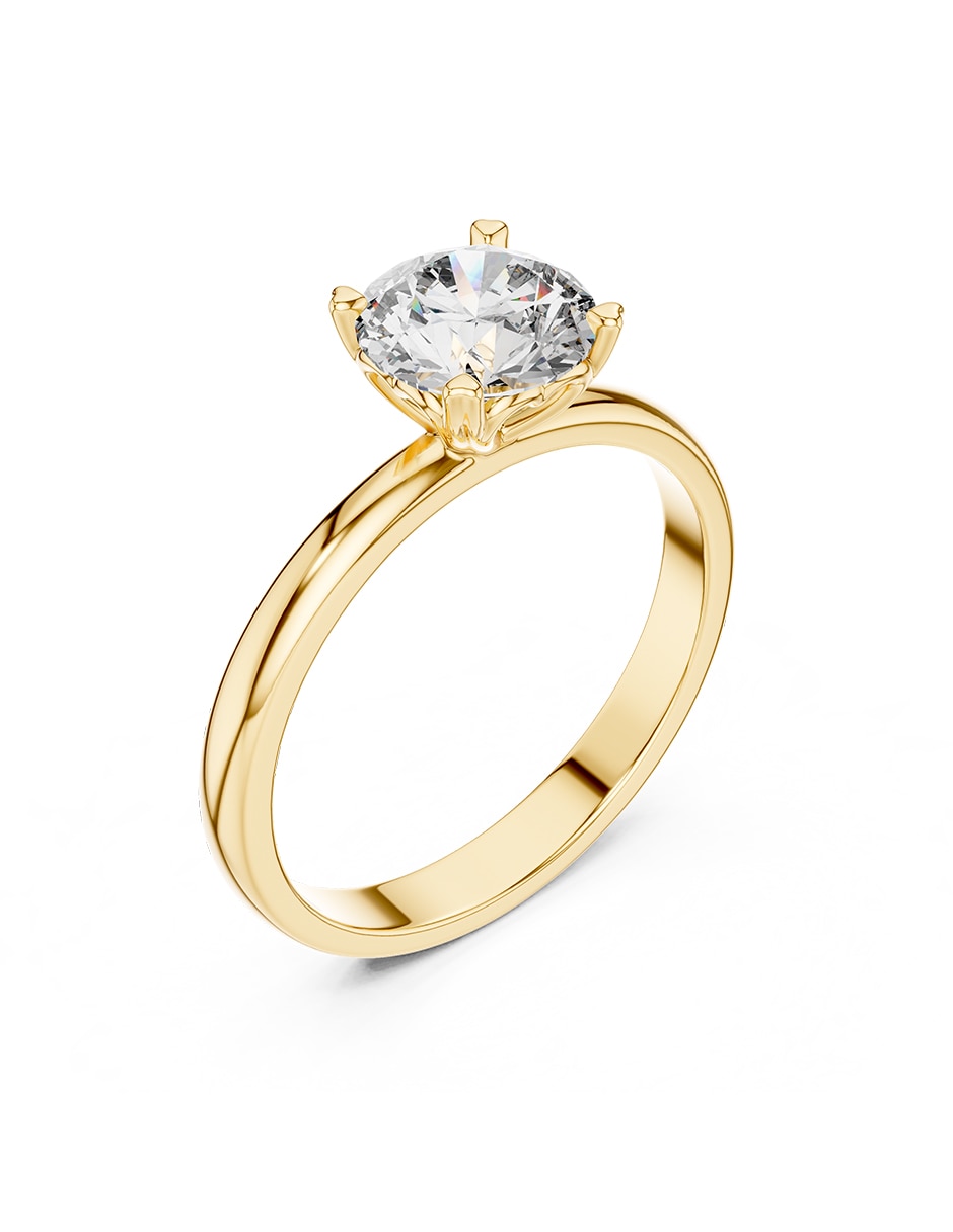 Anillo de compromiso de Oro 9 K Amore Mio!