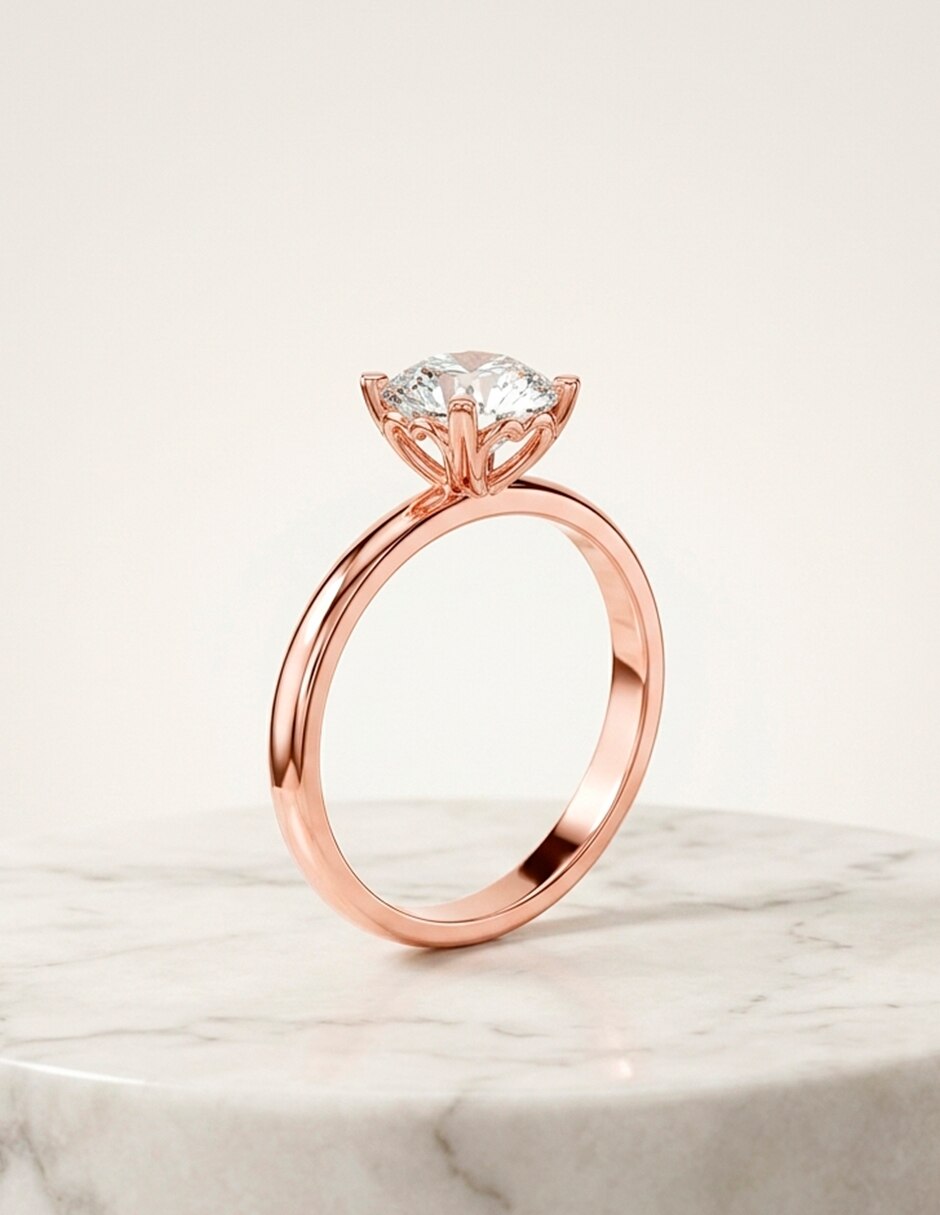 Anillo de compromiso de Oro 18 K ! 6