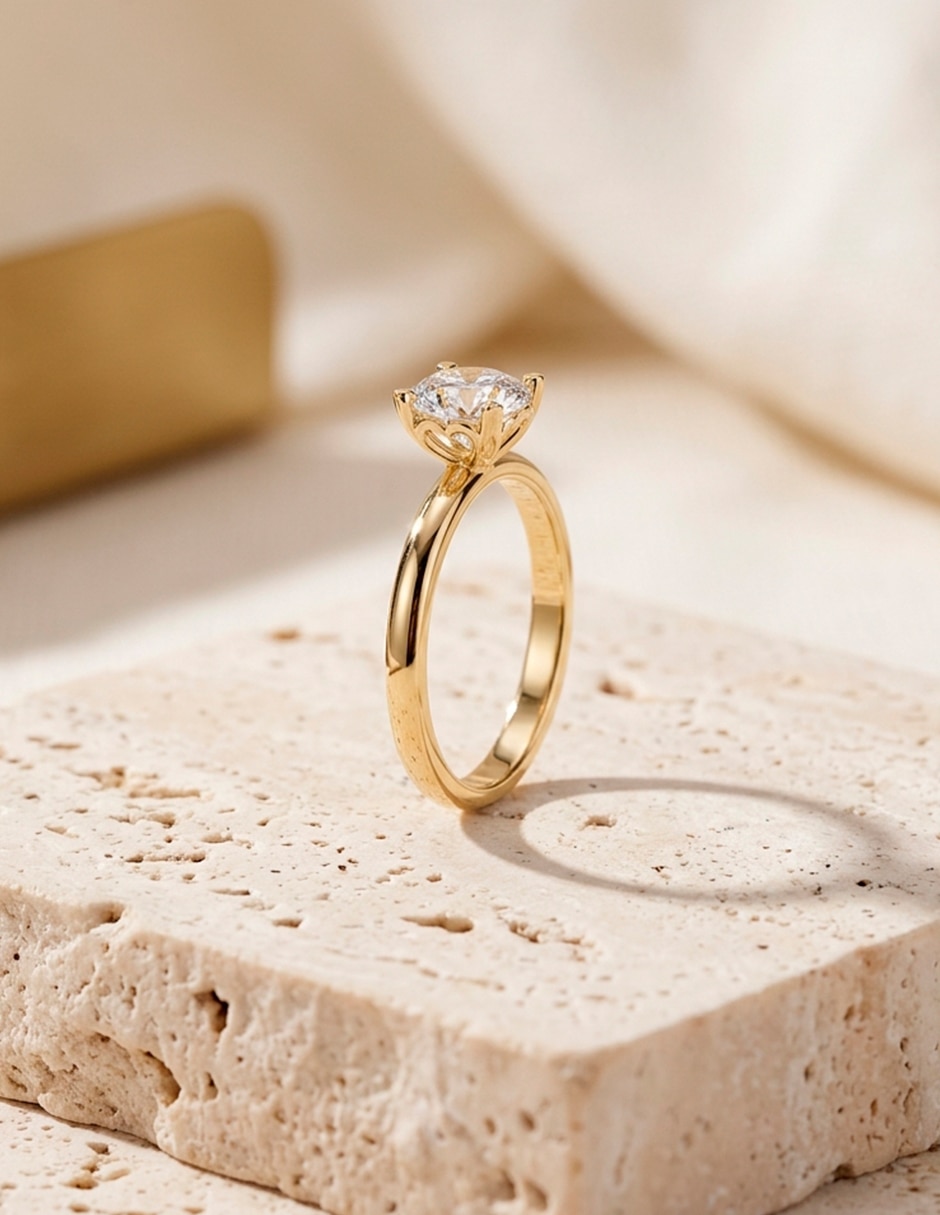 Anillo de compromiso de Oro 18 K Amore Mio!