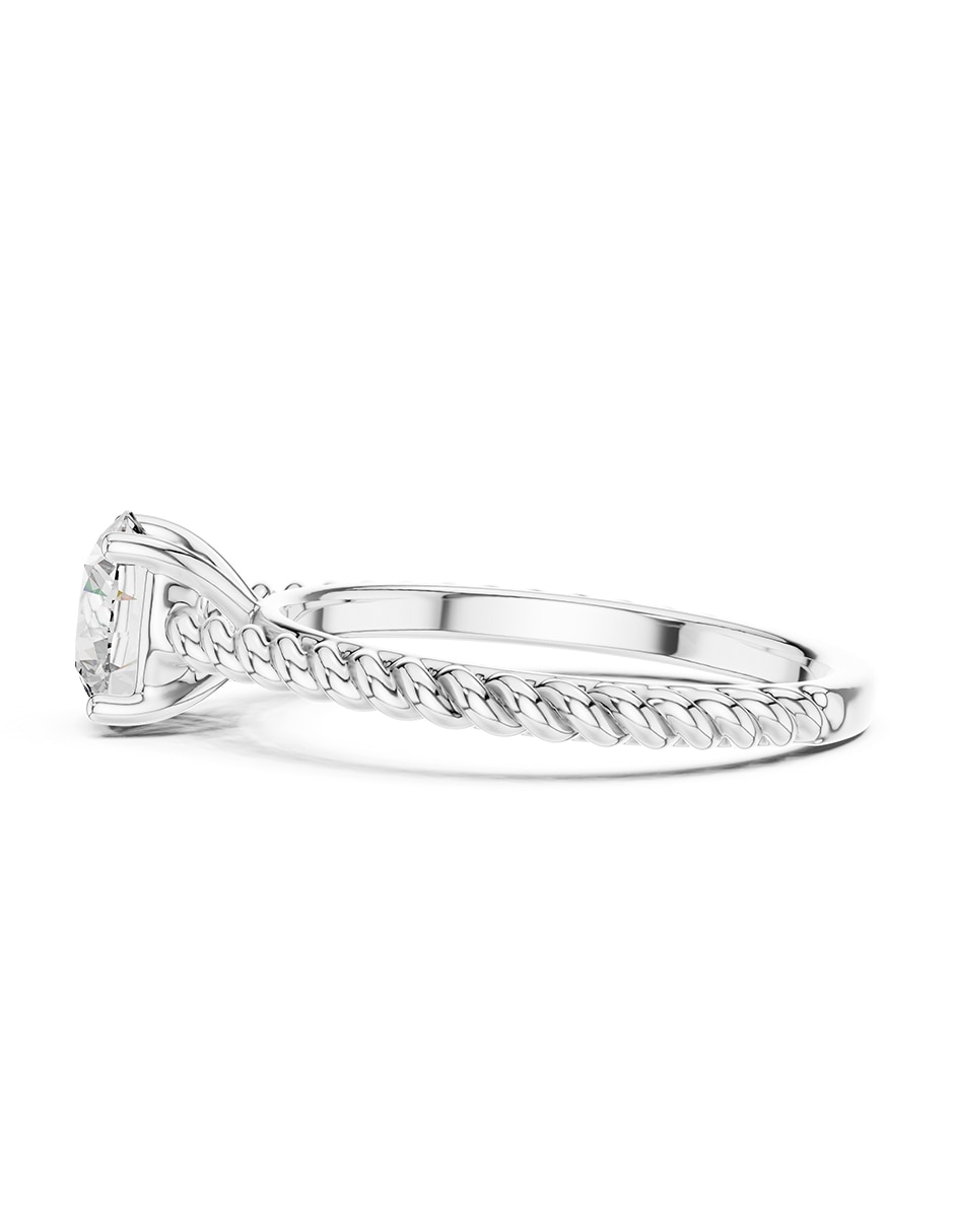 Anillo de compromiso de Oro 14 K ! 5