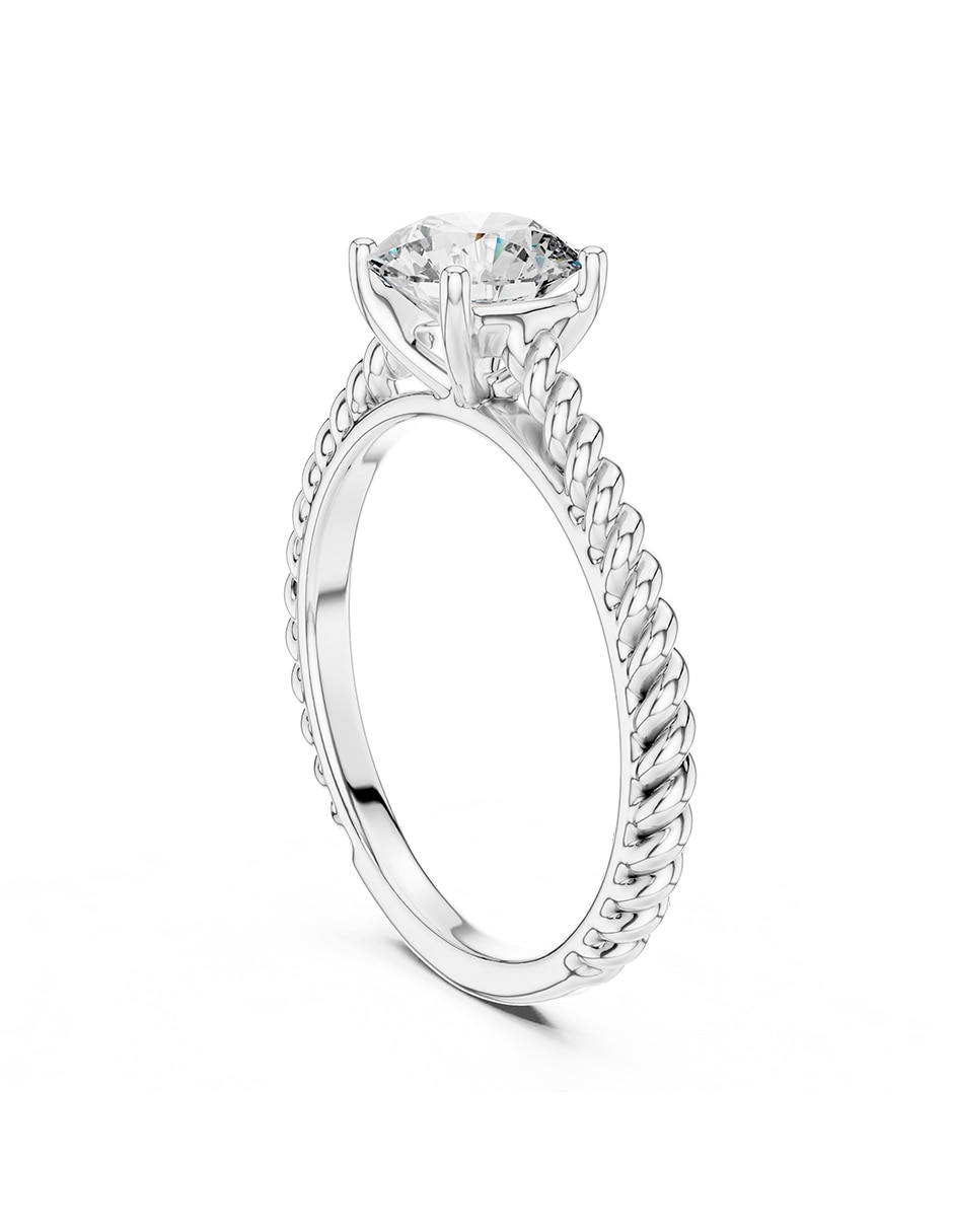 Anillo de compromiso de Oro 14 K ! 3