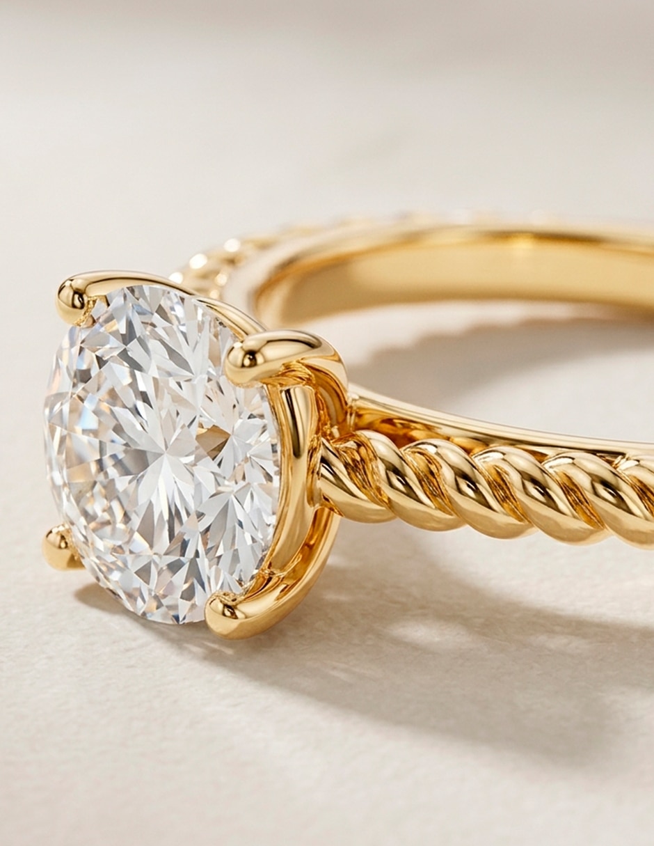 Anillo de compromiso de Oro 18 K Amore Mio!