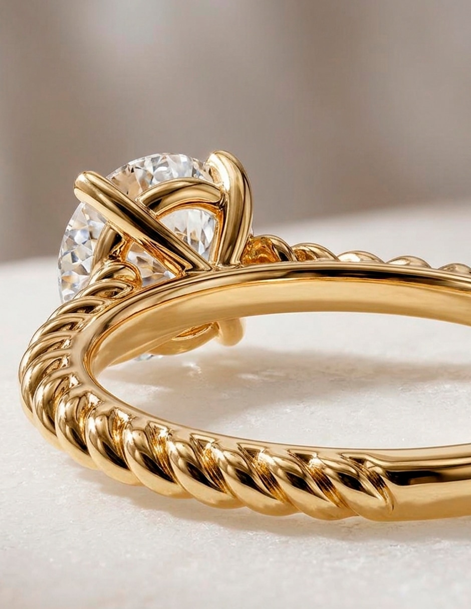Anillo de compromiso de Oro 18 K Amore Mio!