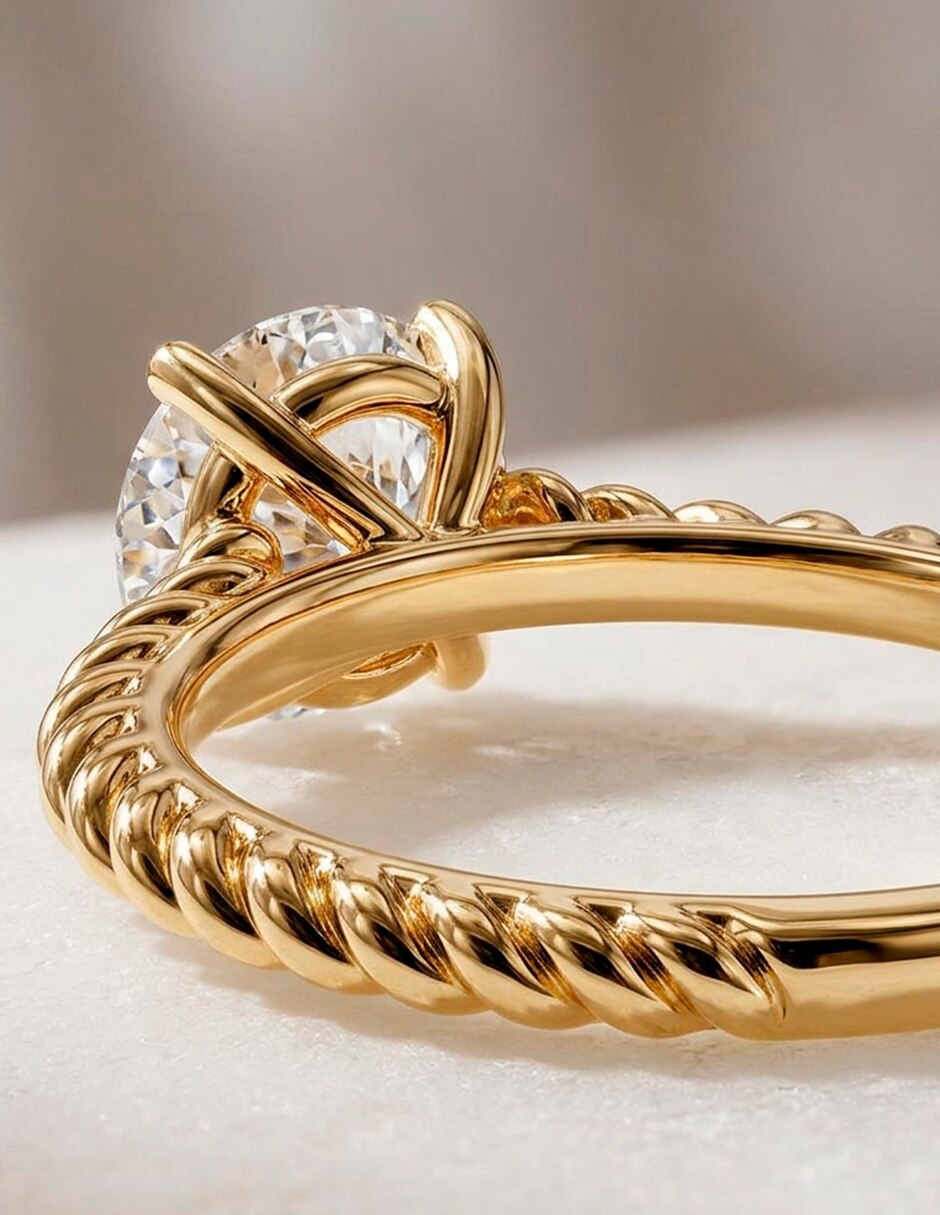Anillo de compromiso de Oro 18 K Amore Mio!