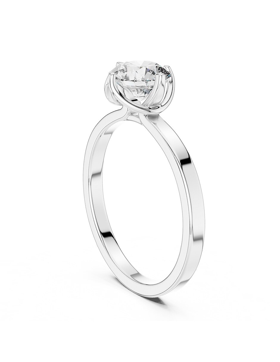 Anillo de compromiso de oro 18 K diamante de laboratorio 3
