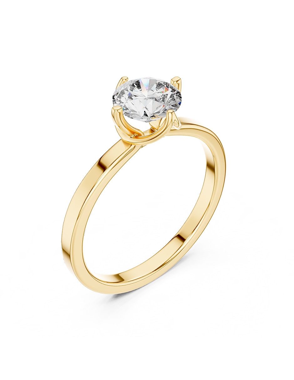 Anillo de compromiso de oro 18 K Amore Mio diamante de laboratorio