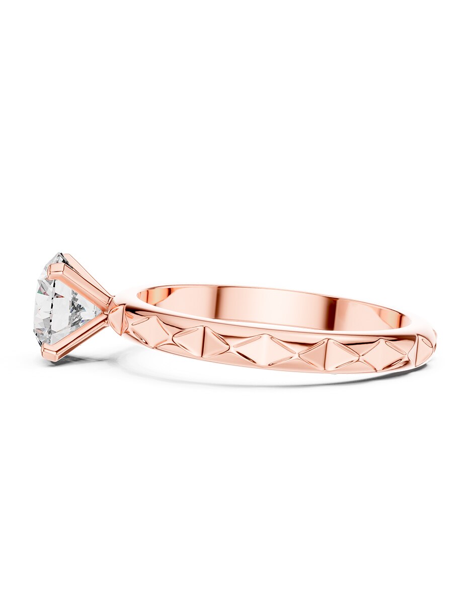 Anillo de compromiso de oro 14 k 5