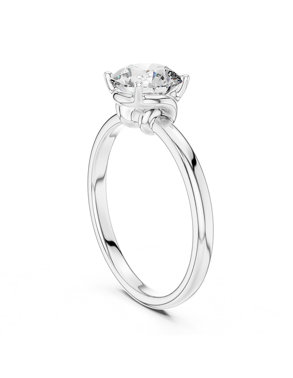 Anillo de compromiso de oro 18 k 3