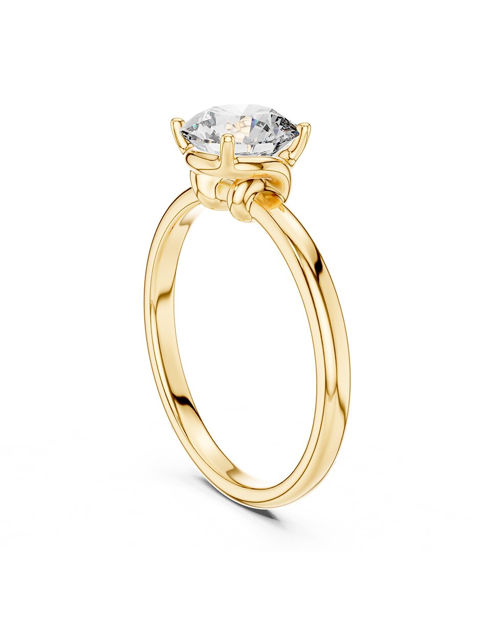 Anillo de compromiso de oro 18 K Amore Mio diamante de laboratorio