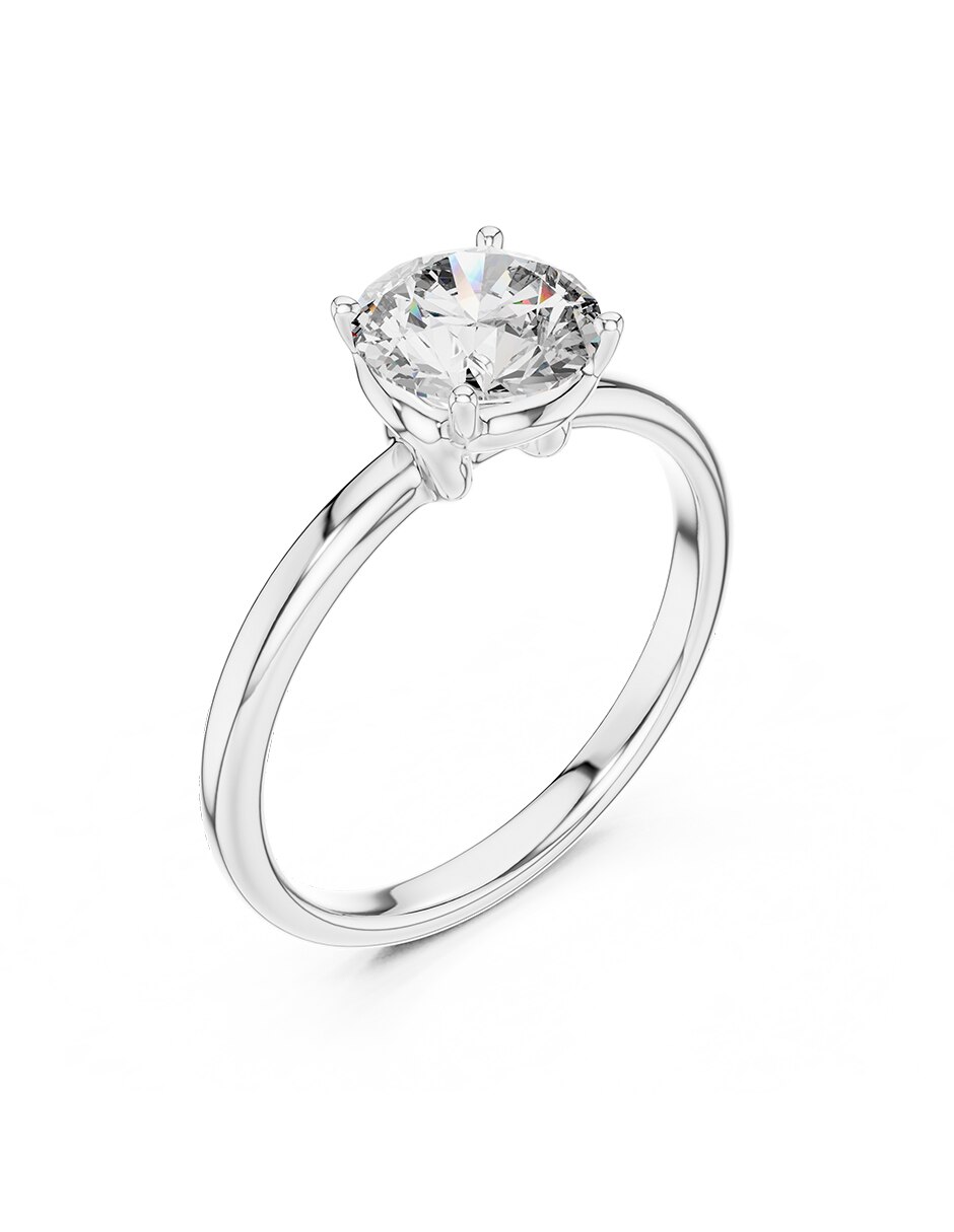 Anillo de compromiso de oro 9 k 2