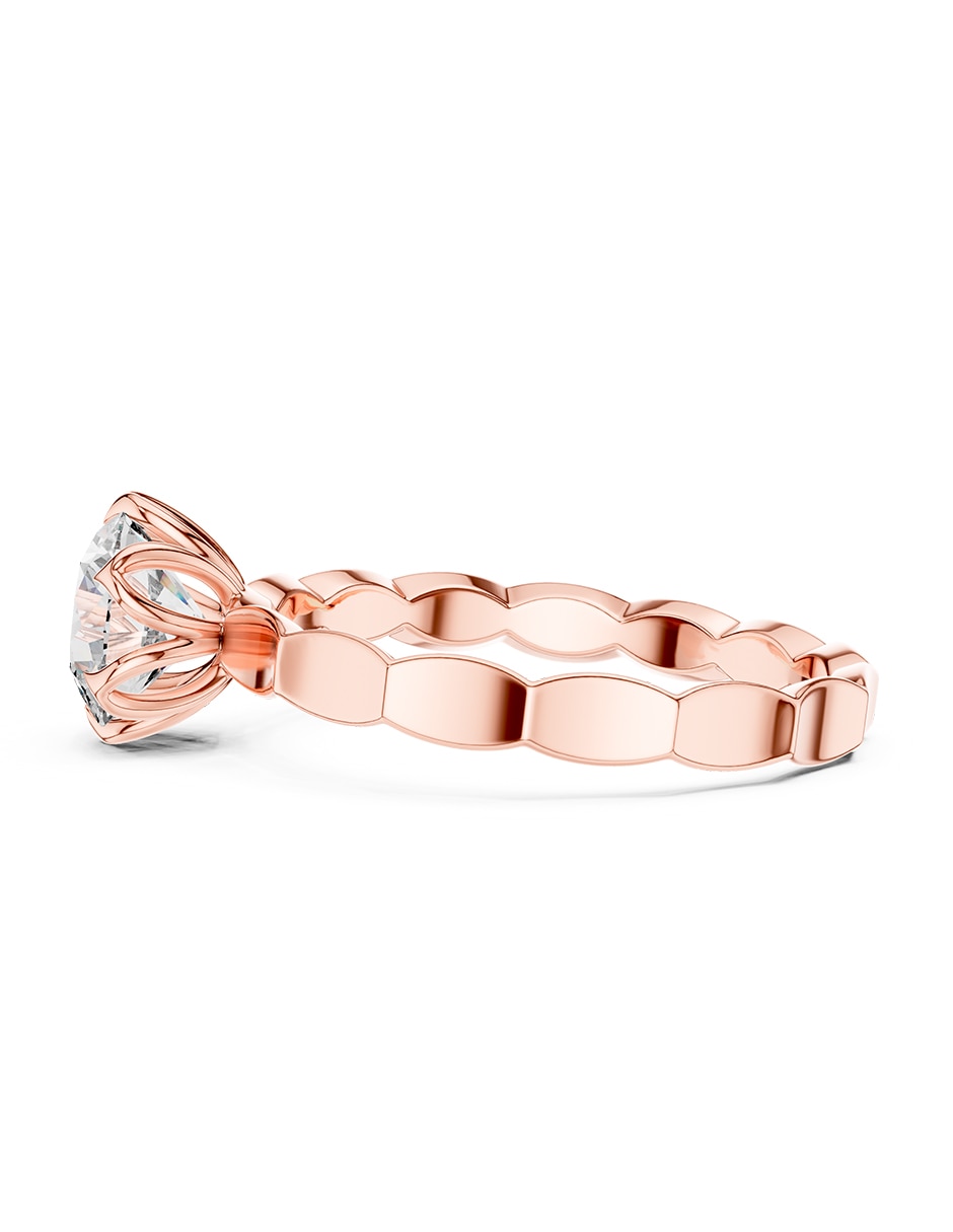 Anillo de compromiso de oro 9 K 5