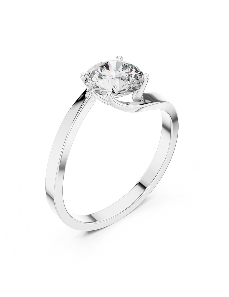 Anillo de compromiso de oro 9 k 2