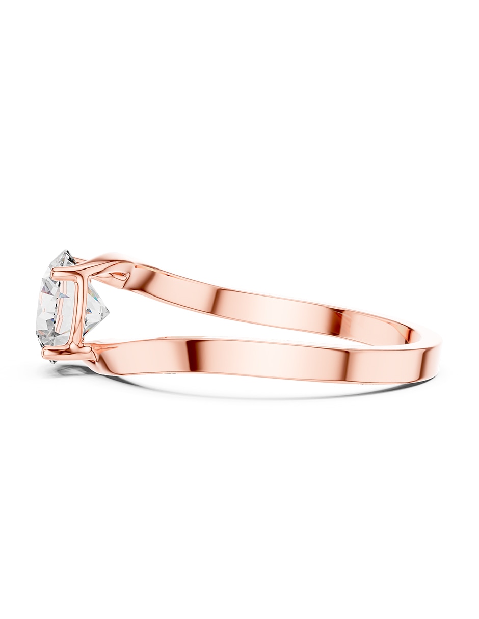 Anillo de compromiso de oro 9 k 5