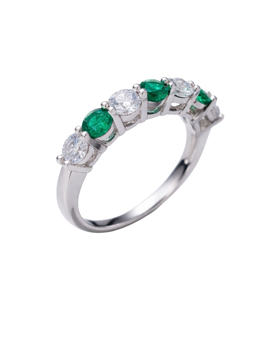Anillo Crixus Joyeria P 925 de plata zirconia brillante