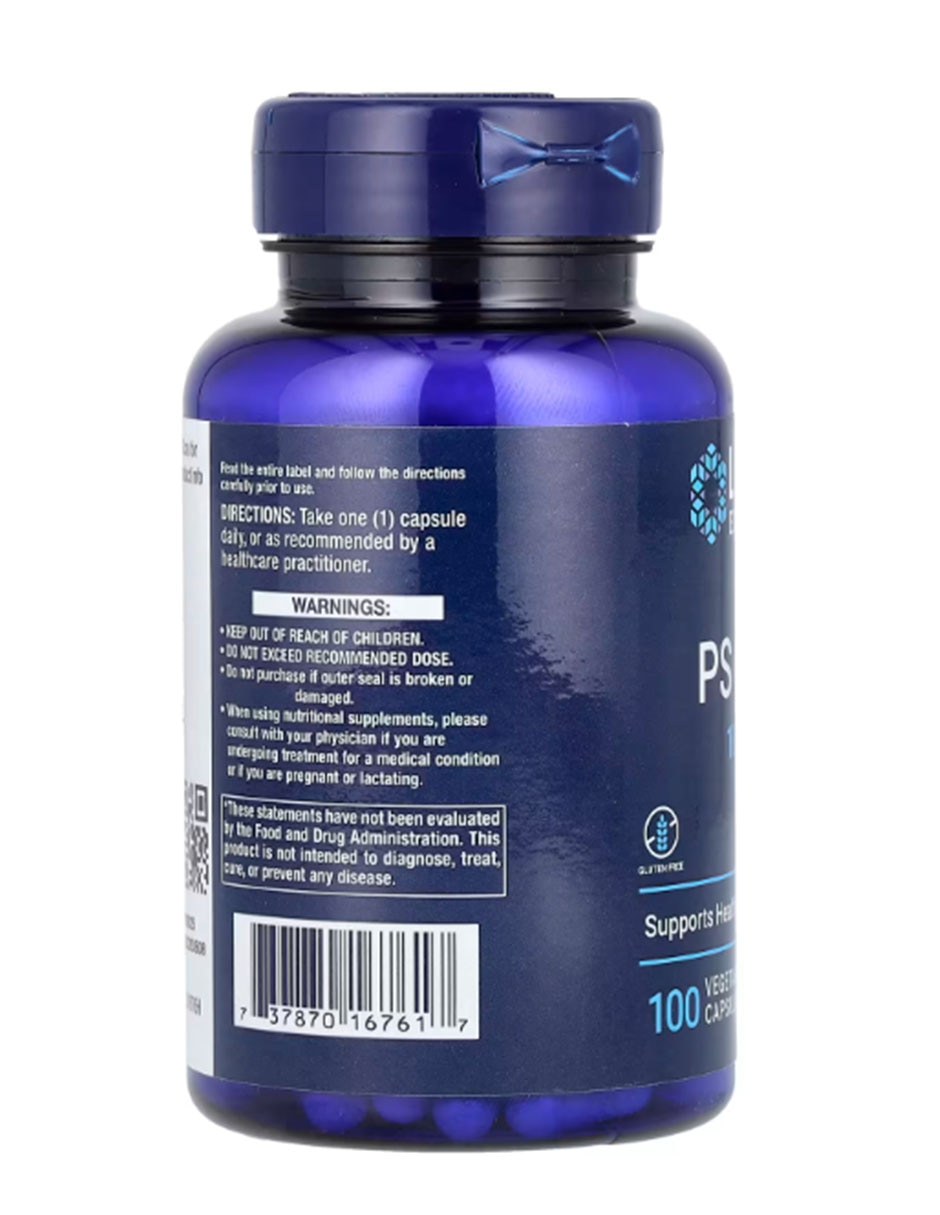 Cápsulas PS 100 mg 100 cápsulas LIFE EXTENSION con Vitaminas y minerales sabor Sin sabor de