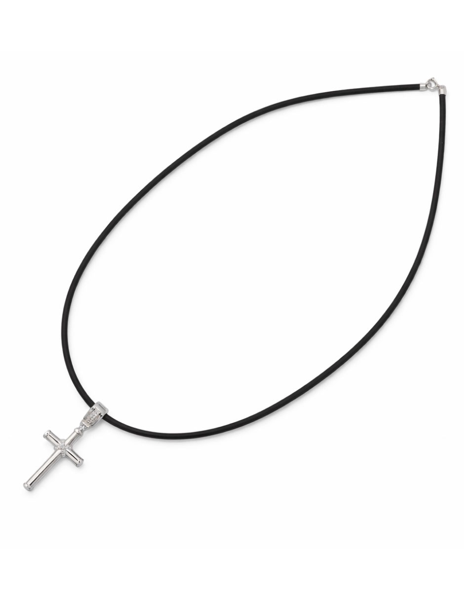 Collar con dije de cruz Crixus Joyerias de plata P 925