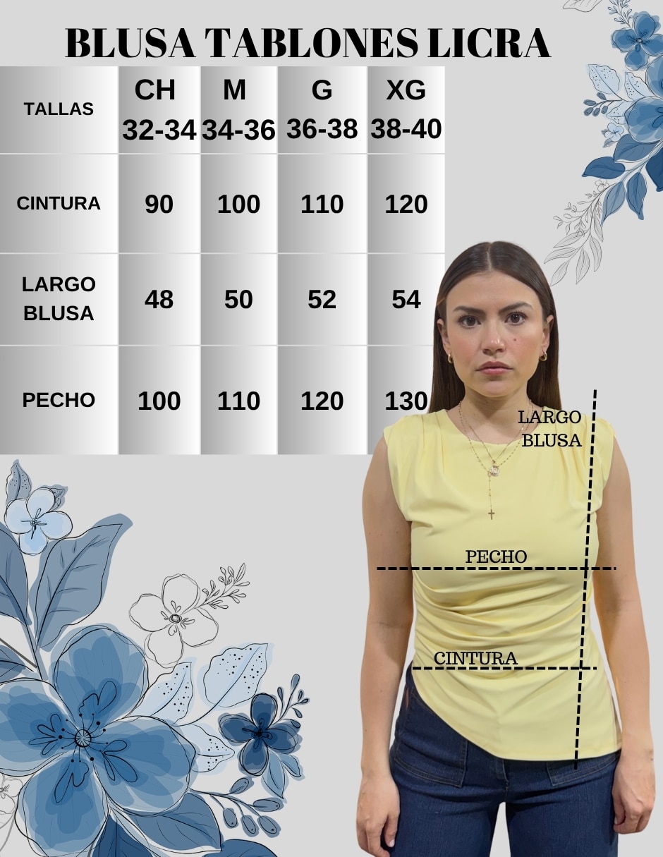Blusa de tirantes para mujer 5