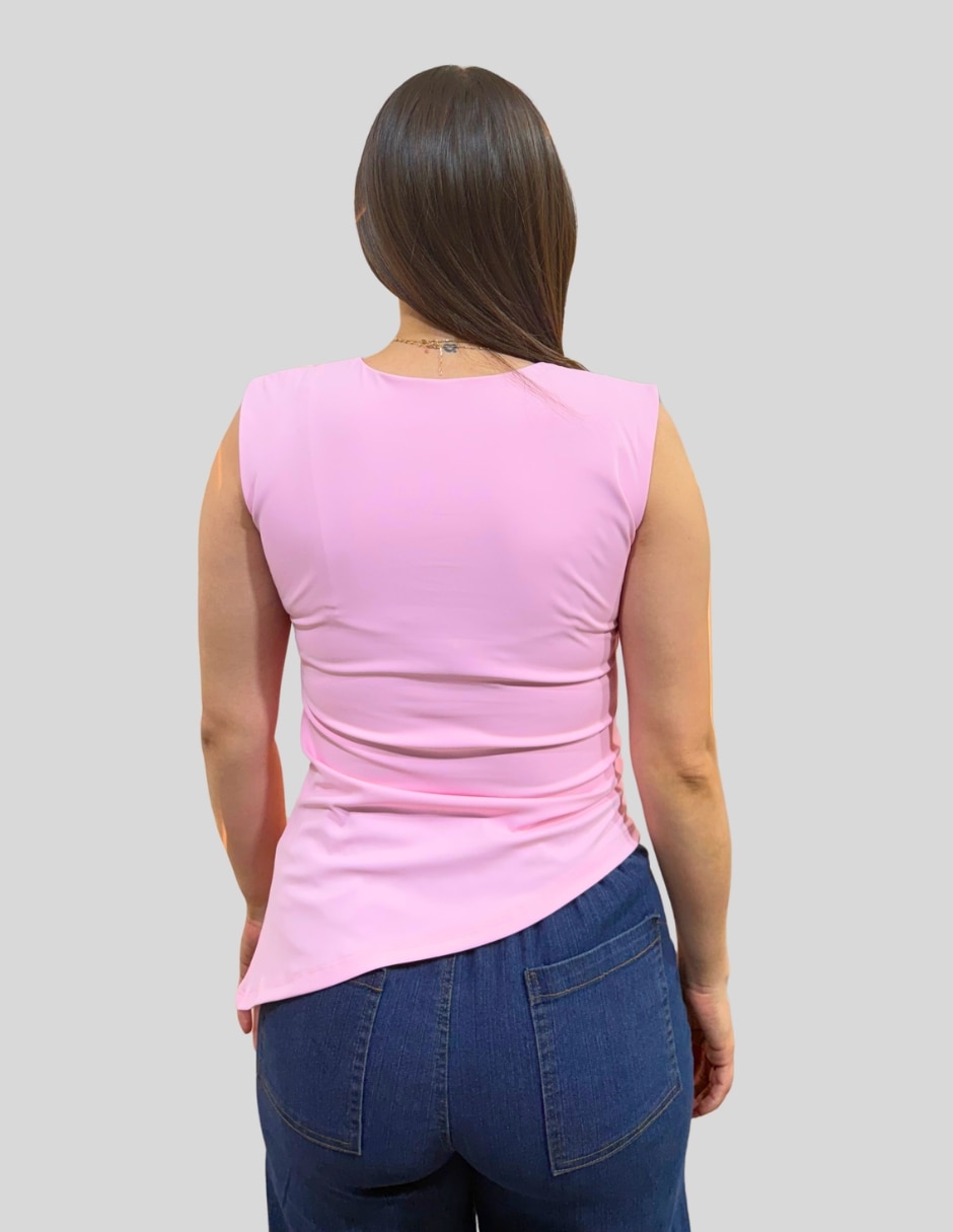 Blusa plisada para mujer 5