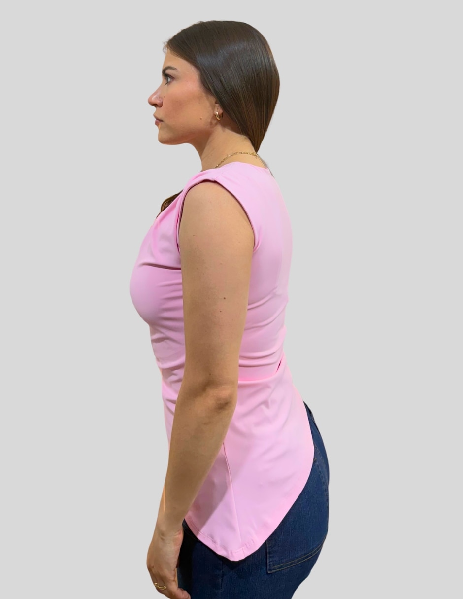 Blusa plisada para mujer 2