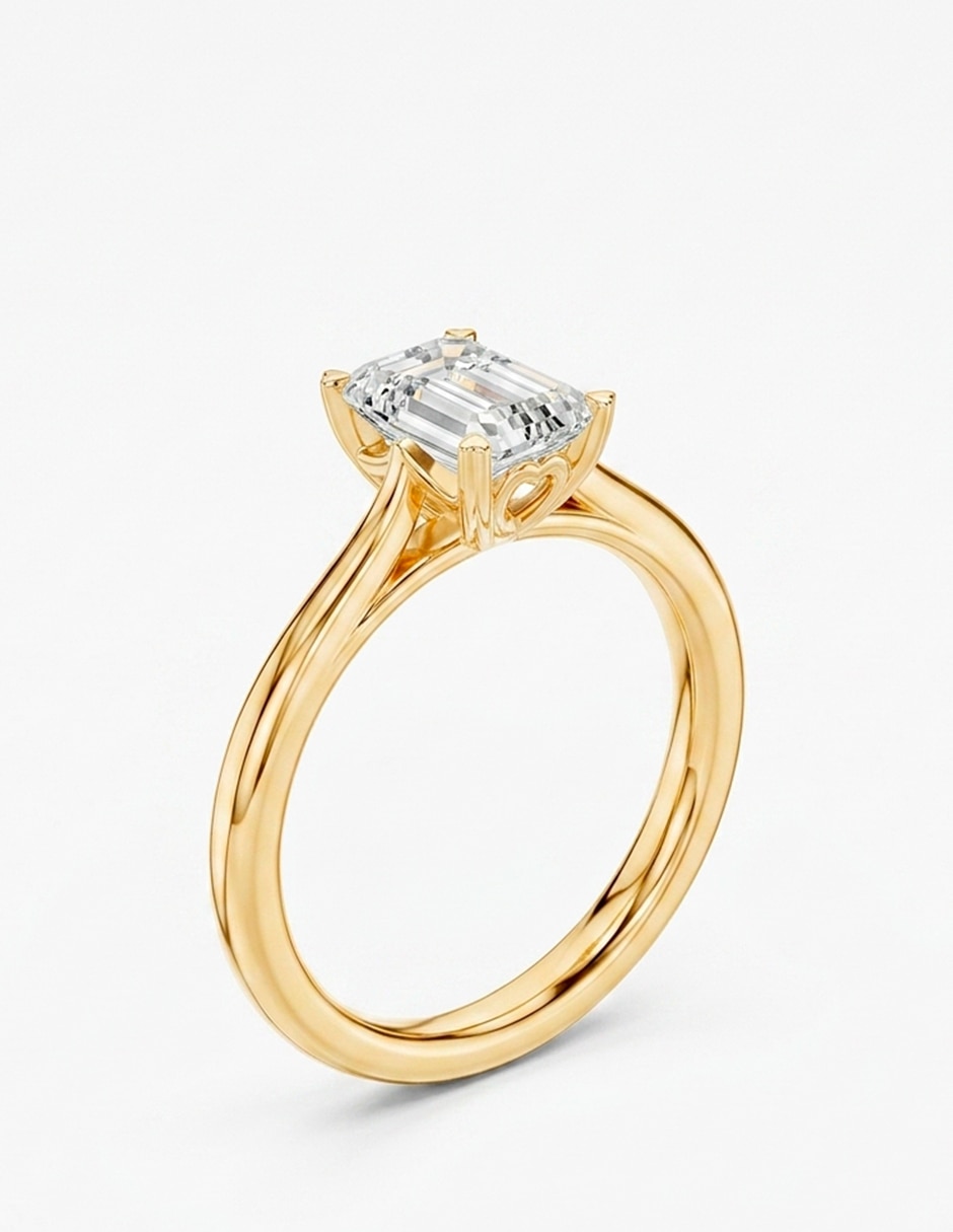 Anillo de compromiso de oro 18 K Amore Mio diamante de laboratorio