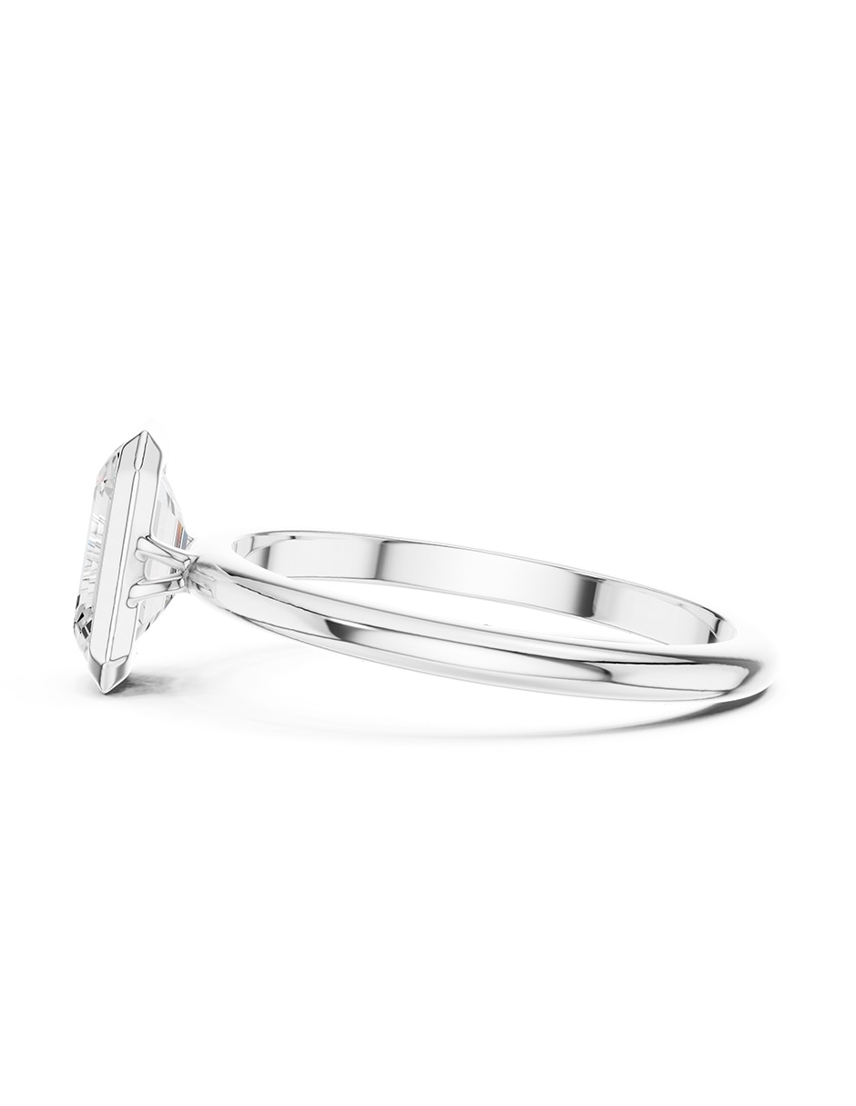 Anillo de compromiso de oro 9 k zirconia cúbica 4