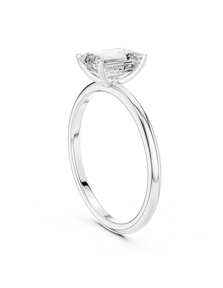Anillo de compromiso de oro 18 K diamante de laboratorio 3