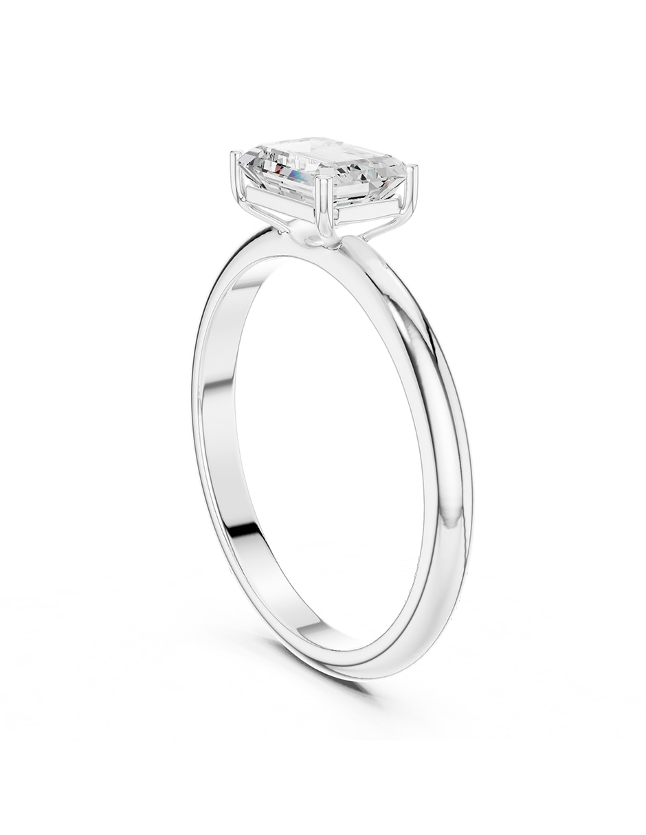 Anillo de compromiso de oro 18 K diamante de laboratorio 3