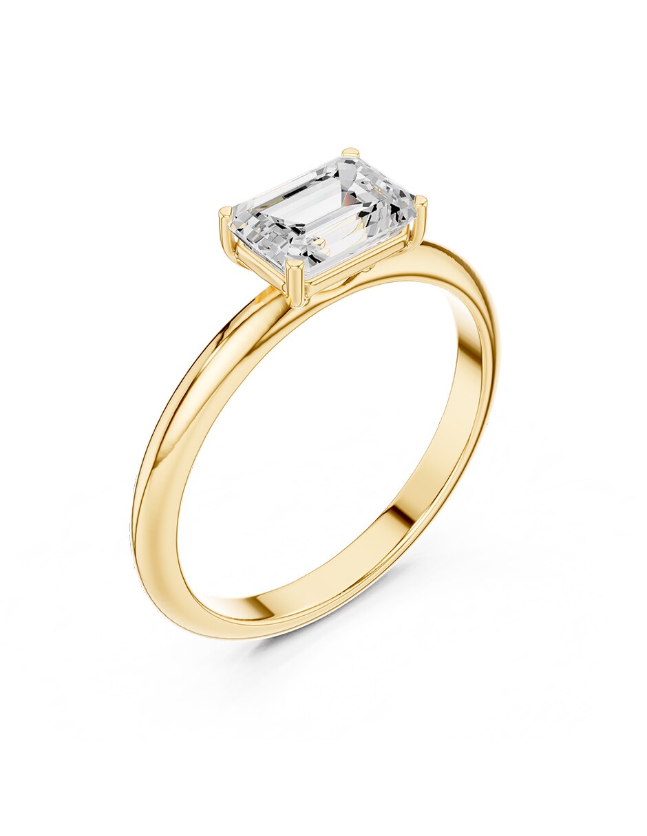 Anillo de compromiso de oro 18 k Amore Mio! diamante de laboratorio 7