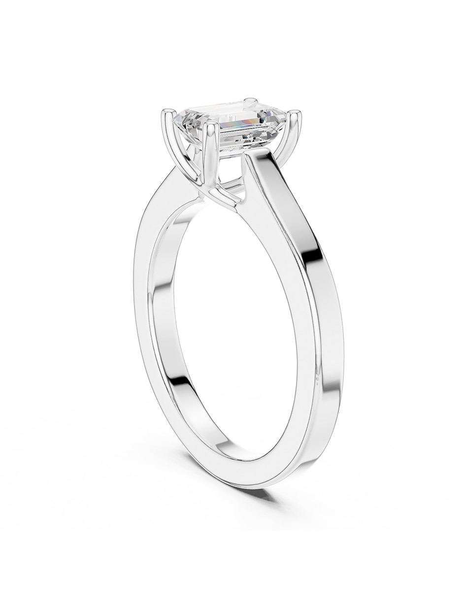 Anillo de compromiso de oro 14 K diamante de laboratorio 3