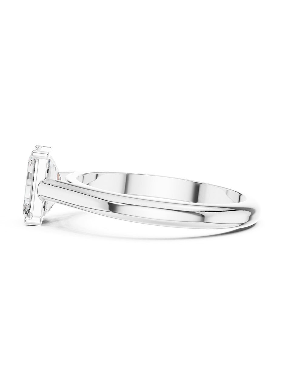 Anillo de compromiso de oro 9 K diamante de laboratorio 5