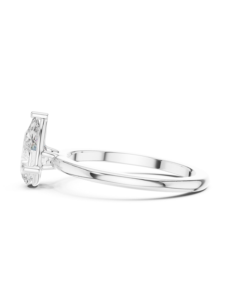 Anillo de compromiso de oro 18 K diamante de laboratorio 5