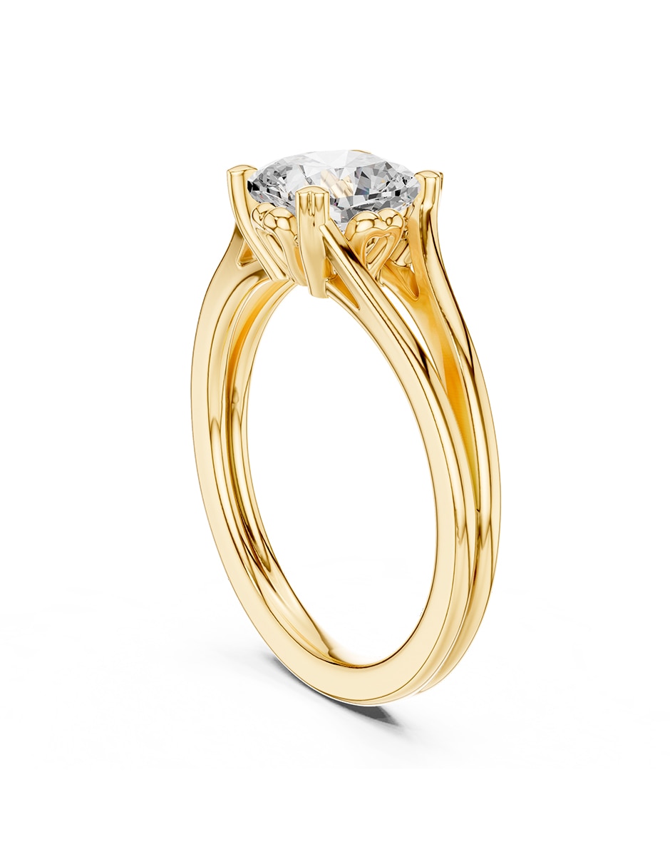 Anillo de compromiso de oro 18 K Amore Mio diamante de laboratorio