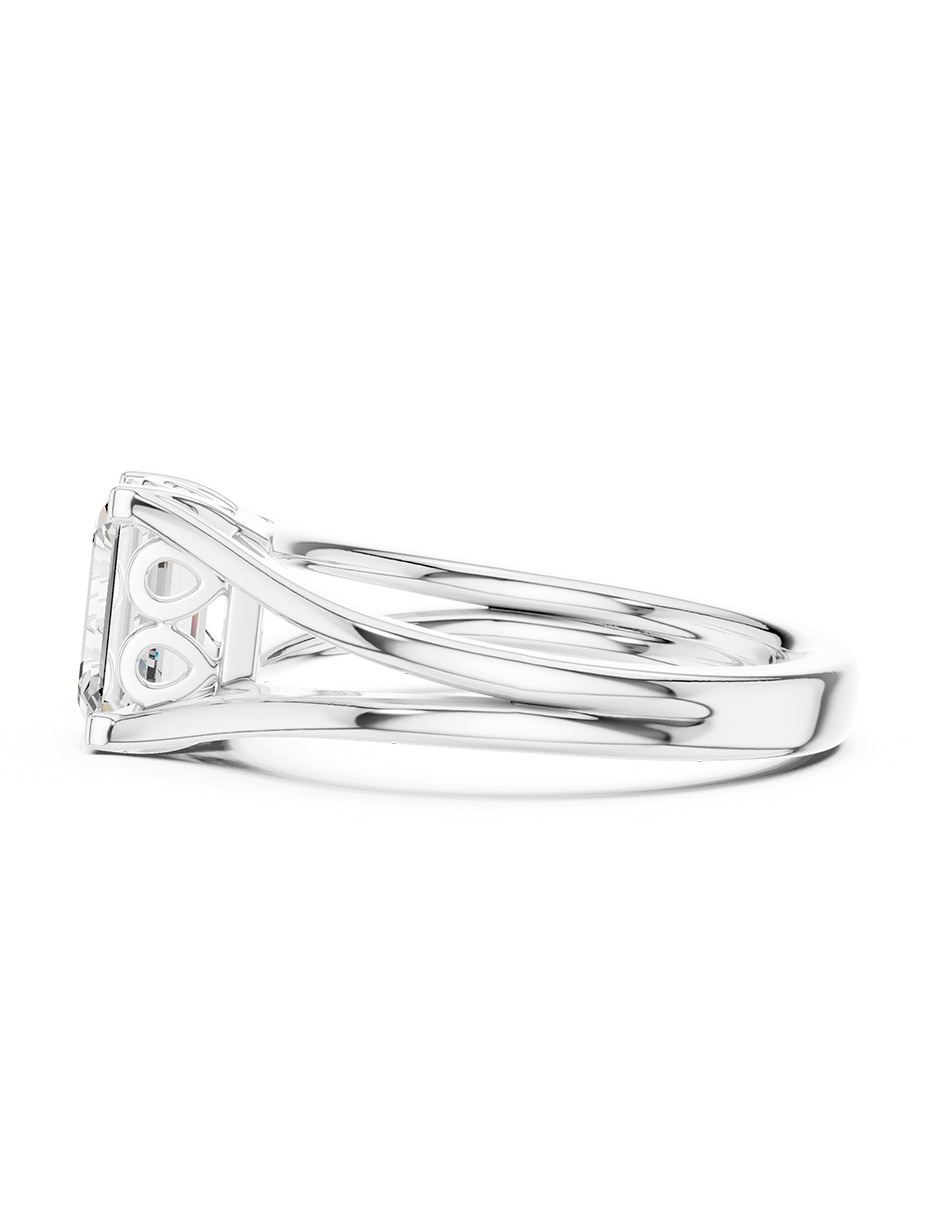 Anillo de compromiso de oro 18 K diamante de laboratorio 5