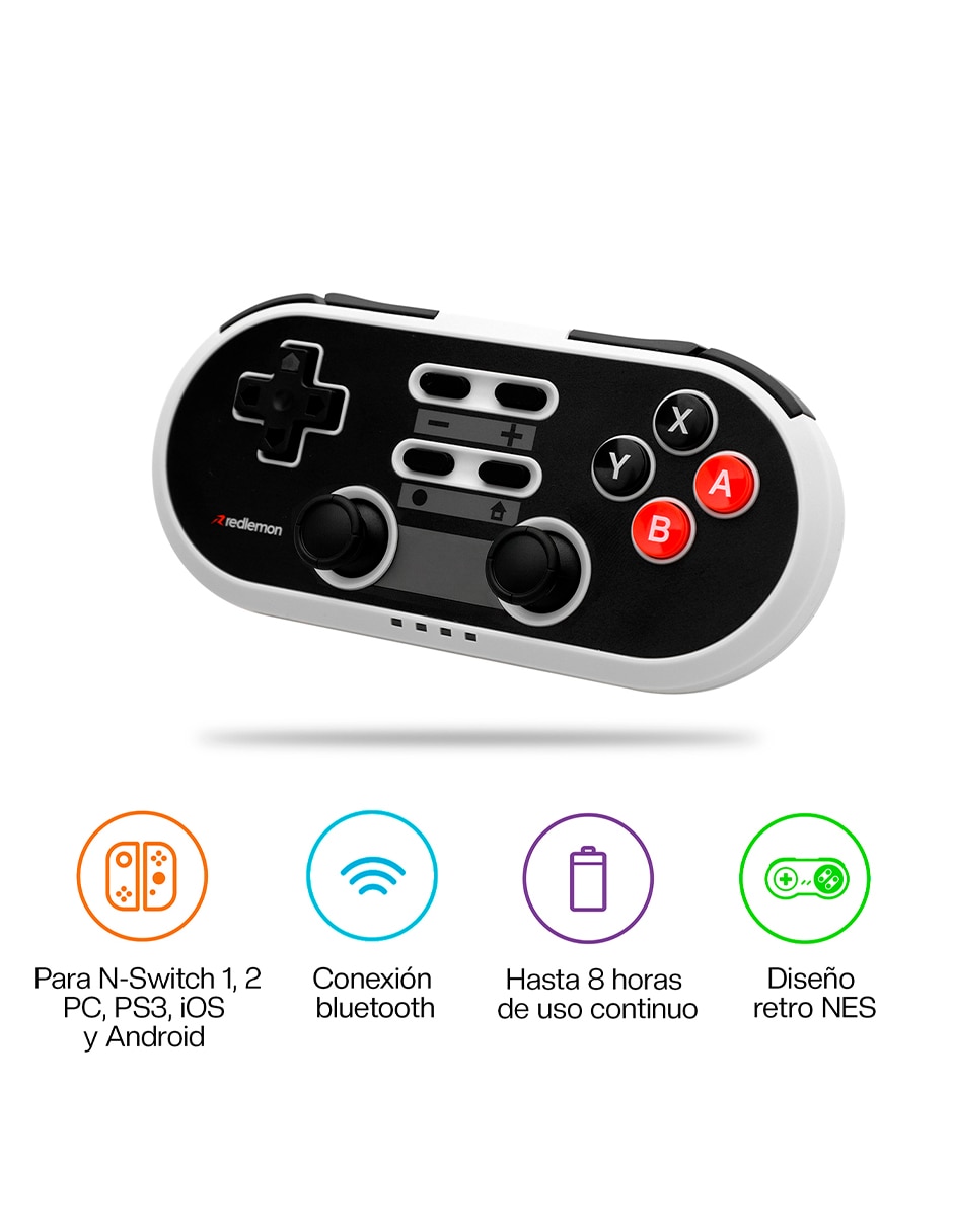 Control Redlemon inalámbrica multiplataforma edición limitada retro