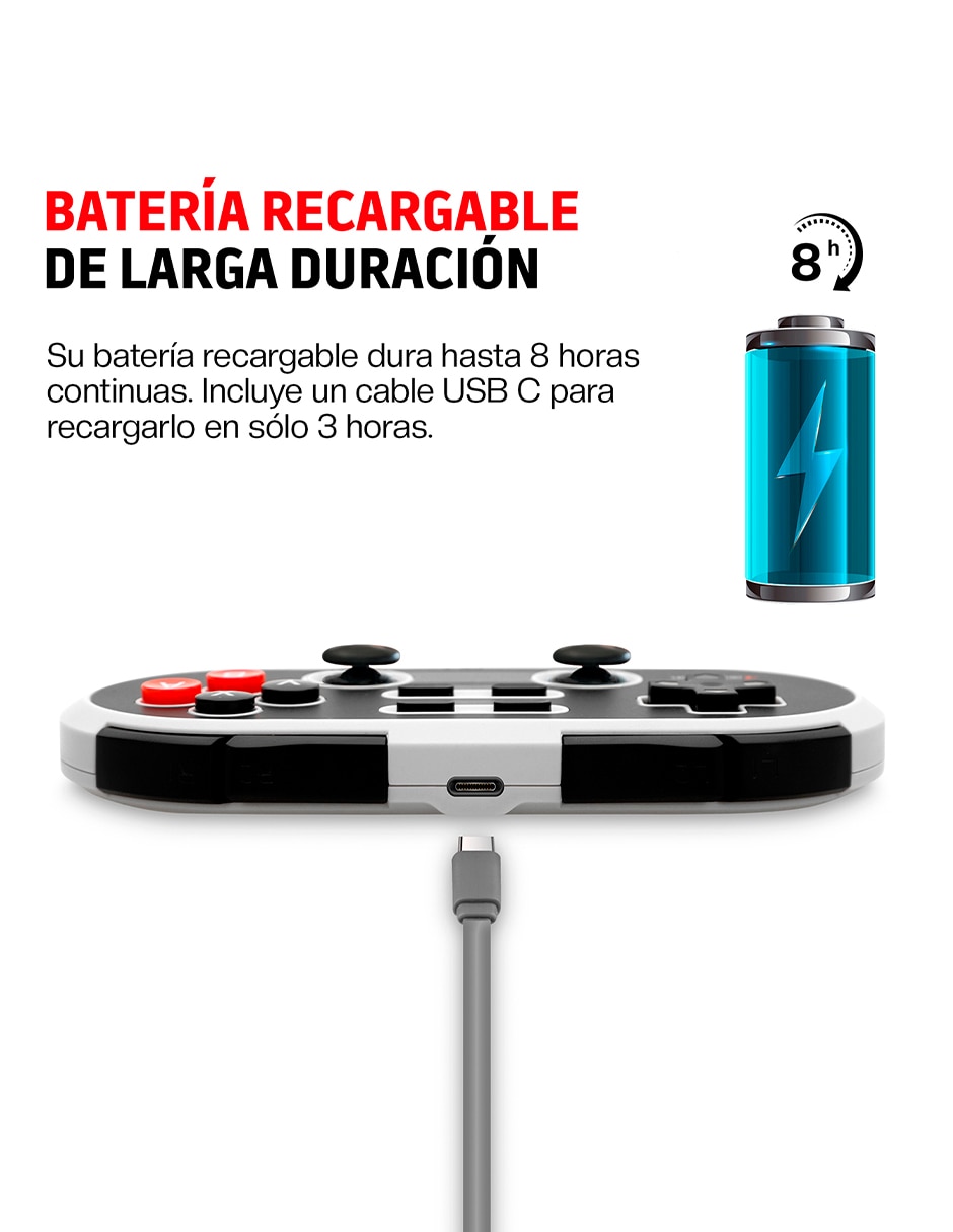 Control Redlemon inalámbrica multiplataforma edición limitada retro
