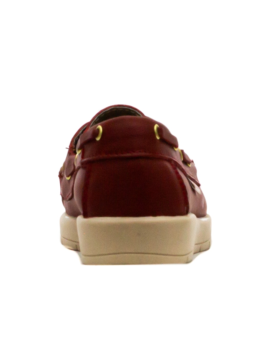 Mocasín Fancy de piel para mujer