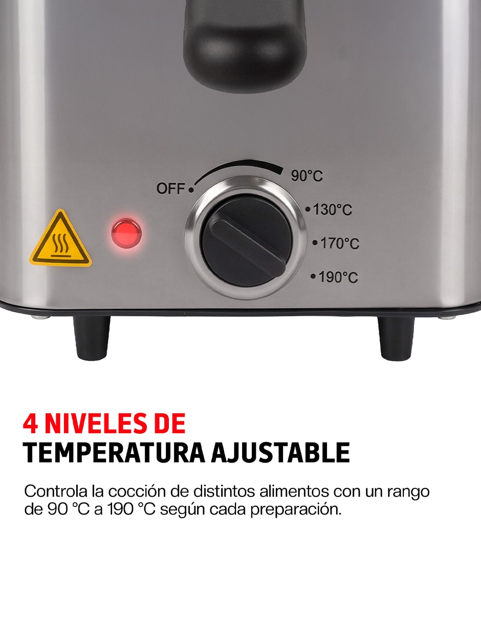 Freidora de aceite redlemon 1.5 l elétrico